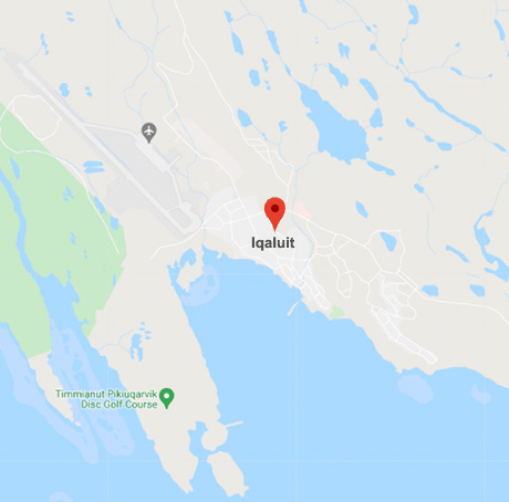 Map iqaluit
